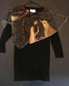 Scarf Dress, "Lessons for Birds" (Medium)