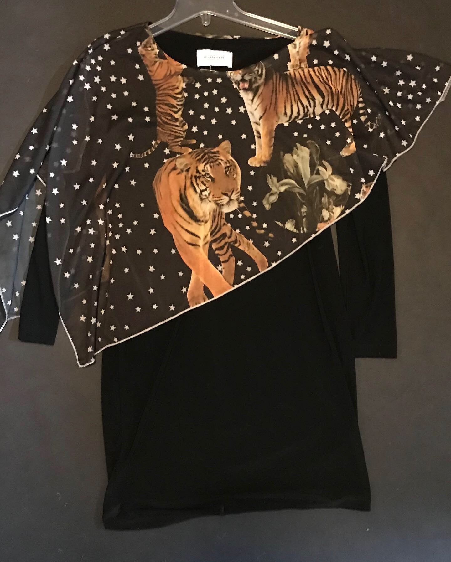 Scarf Dress, "Tigers Among the Stars" (Large)