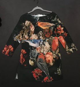 Cardigan,"Flowers and Birds"(Large, ExLarge)