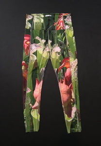 Yoga Pants,"Pitcher Plants 3"(Medium,Large)