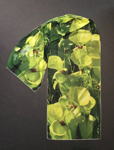 Scarf, "Pitcher Plants 4"