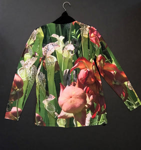 Cardigan,"Pitcher Plants 3"(Large, ExLarge)