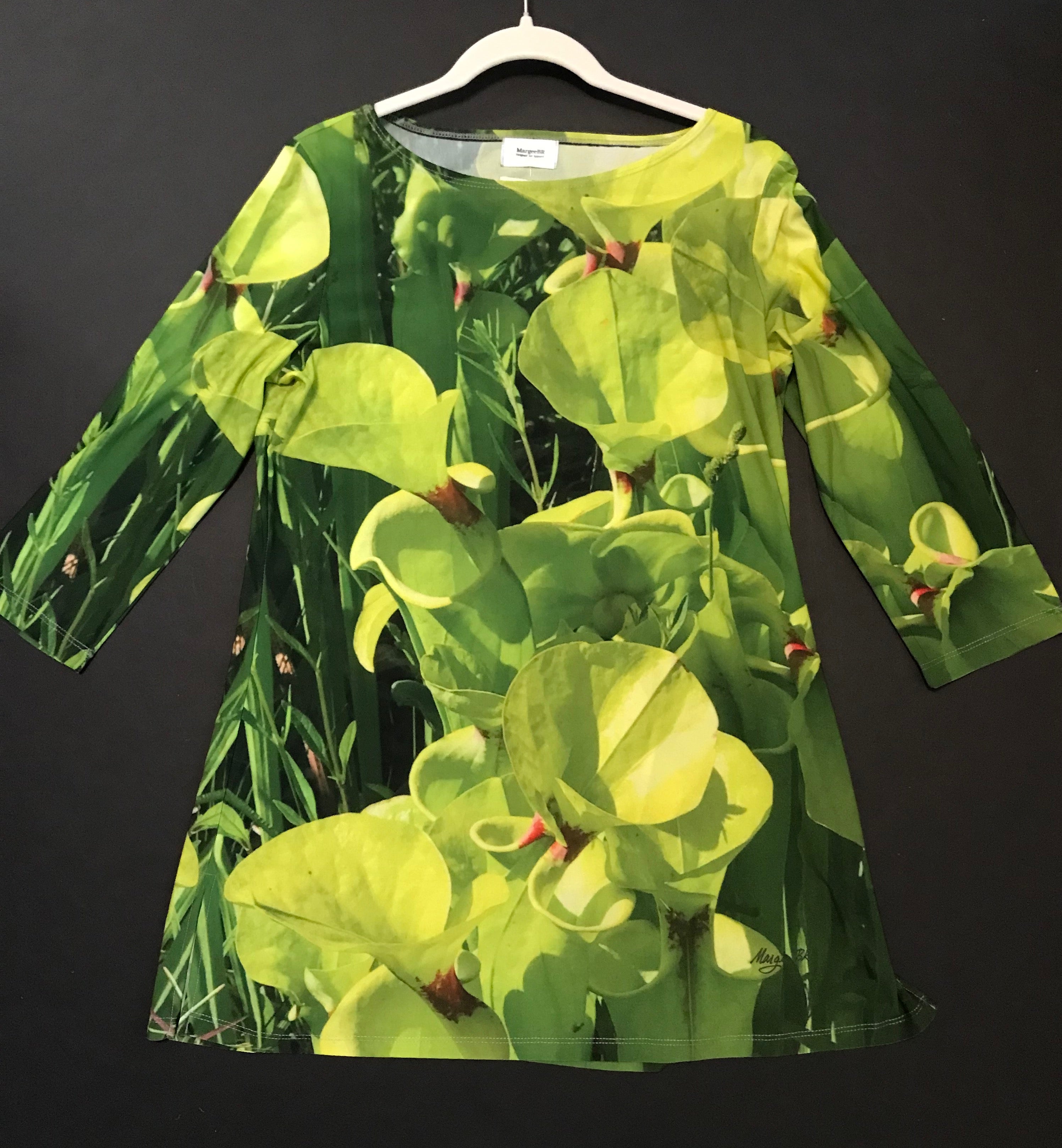 Tunic,"Pitcher Plants 4"(Large, 1x, 2x)