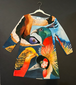 Load image into Gallery viewer, Tunic,&quot;Birds&quot;(Large)
