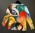 Load image into Gallery viewer, Cardigan, &quot;Birds&quot;I(Large)
