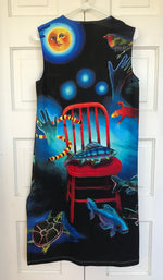 Load image into Gallery viewer, Long Vest,&quot;Red Chair Dreaming&quot;(ExLarge)
