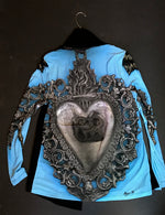 Load image into Gallery viewer, Cardigan,&quot;Heart&quot;(Medium, Large)
