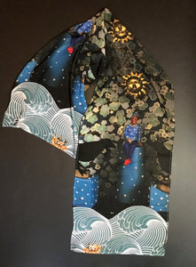 Scarf, "Boy with Crows"