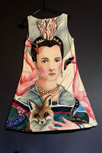 Load image into Gallery viewer, Reversible Dress, &quot;The Letter F&quot;(Medium)
