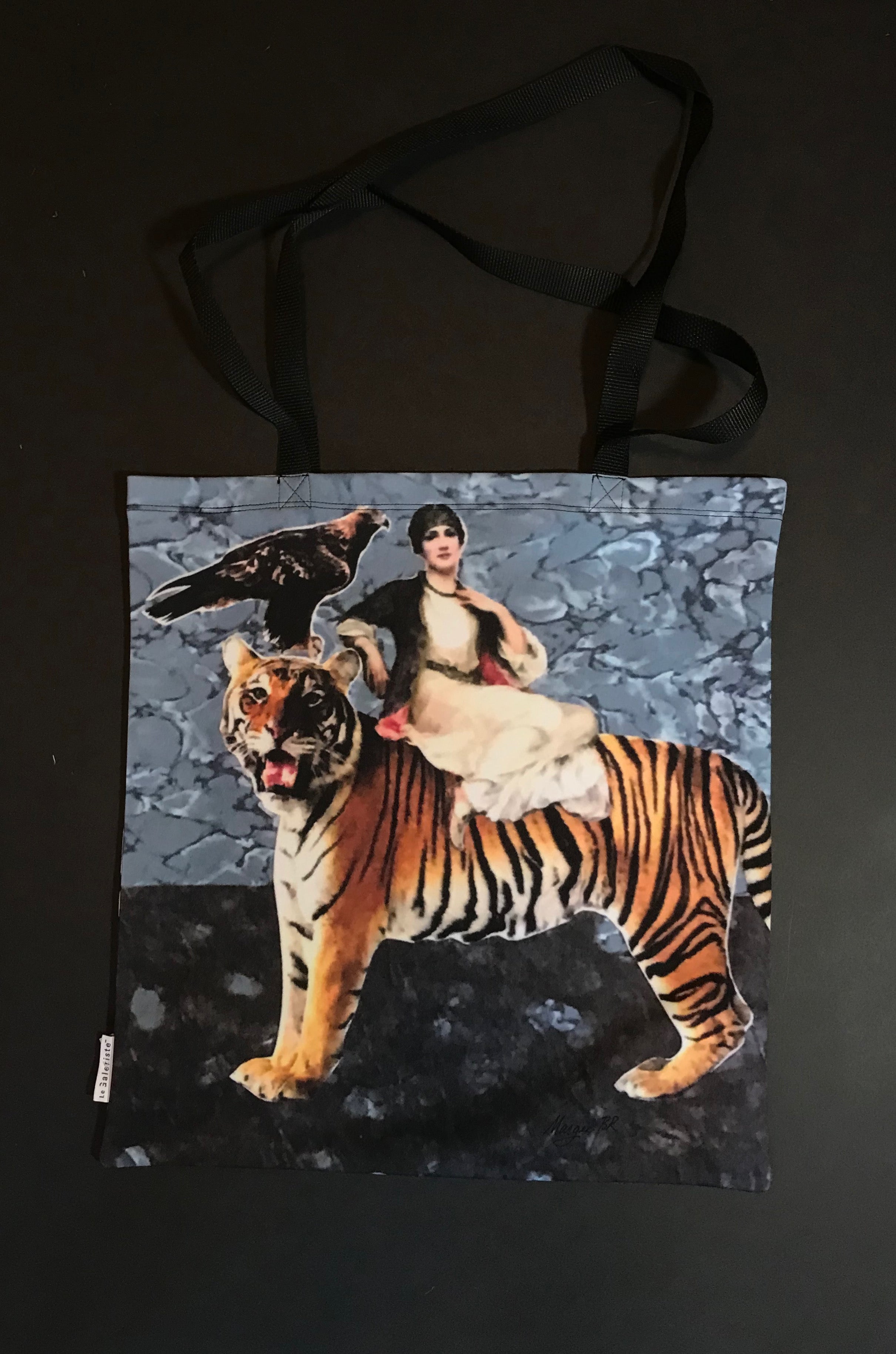 Tote Bag "Lady and Her Tiger"