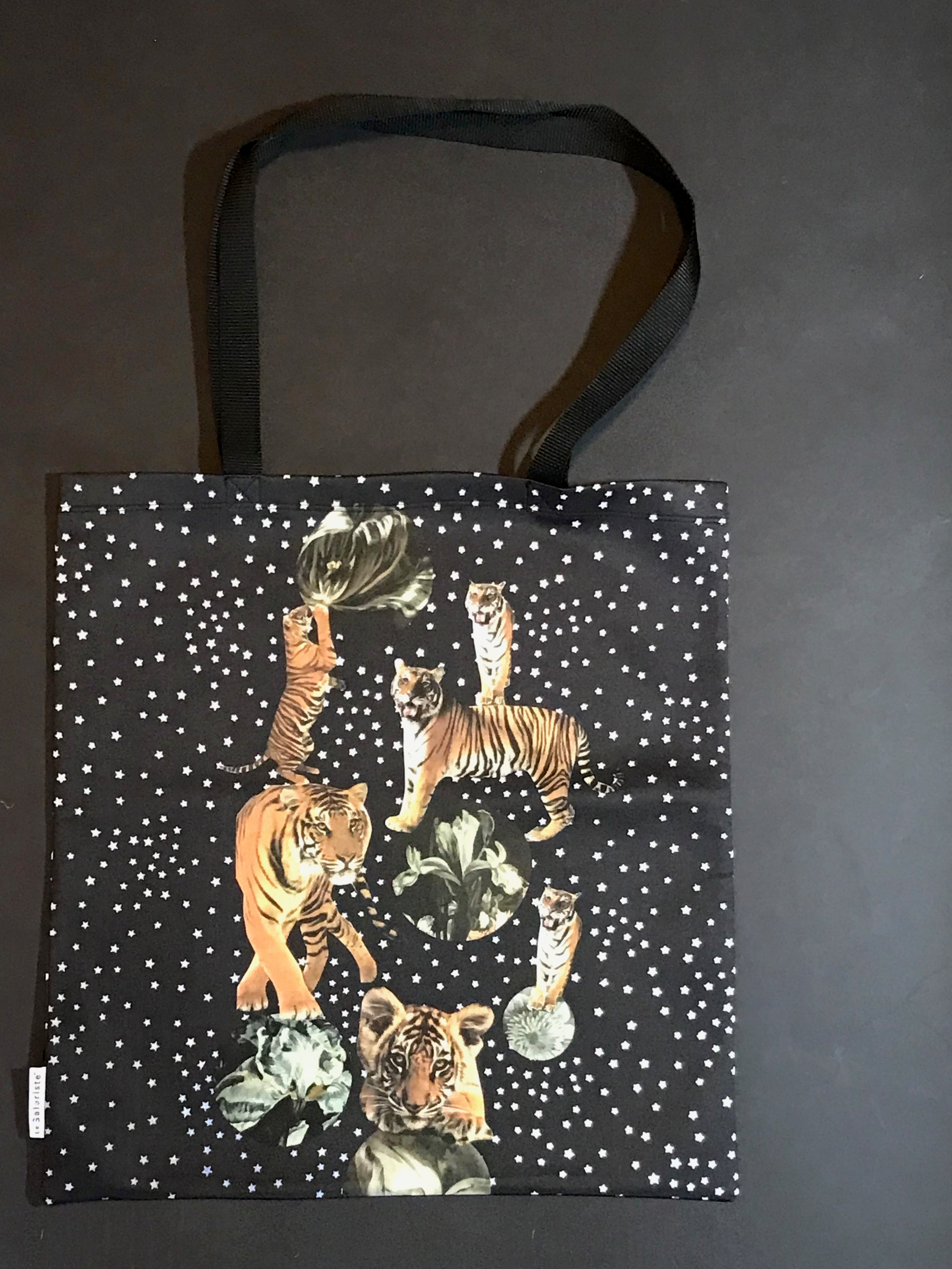 Tote Bags "Tigers Among the Stars"