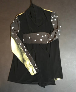 Cardigan,"Kore with Fish on a Starry Night" (Medium)