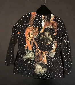 Cardigan,"Tigers Among the Stars"(Medium, Large)