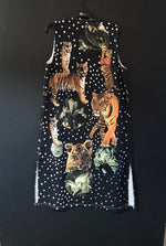 Load image into Gallery viewer, Long Vest,&quot;Tigers Among the Stars&quot; (Large, ExLarge)
