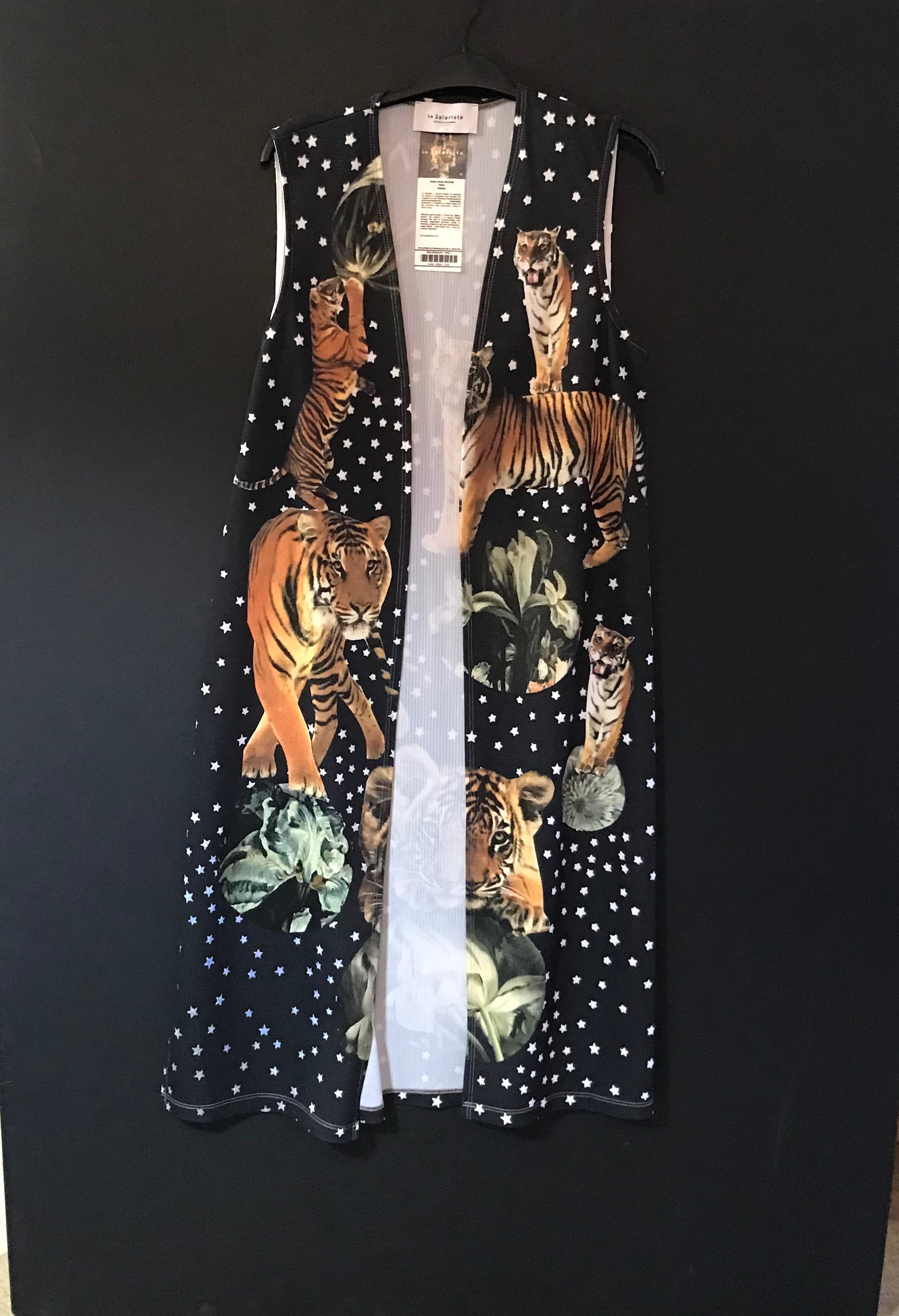 Long Vest,"Tigers Among the Stars" (Large, ExLarge)