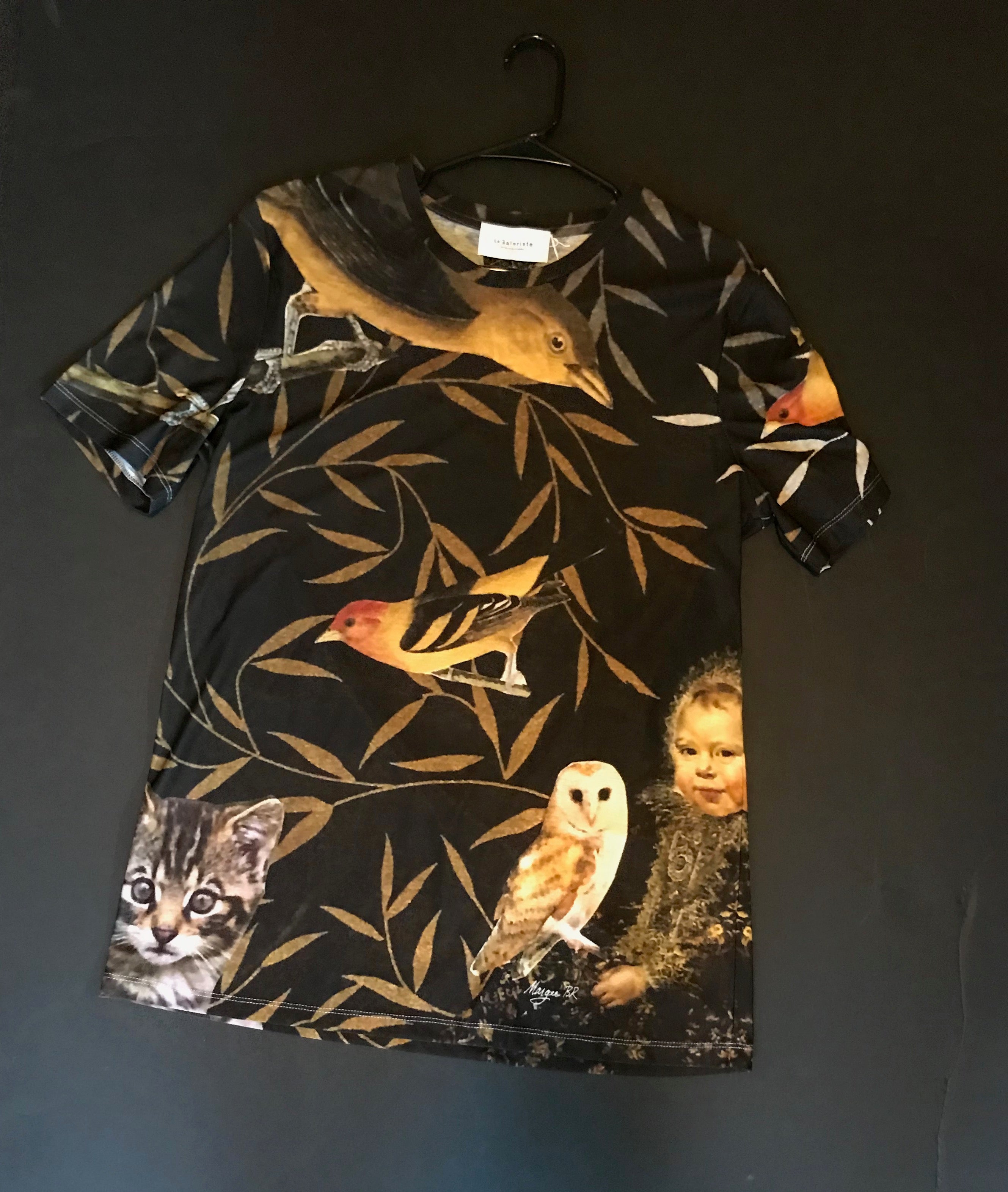 Men's T-Shirts, "Bird Girl" (ExLarge)