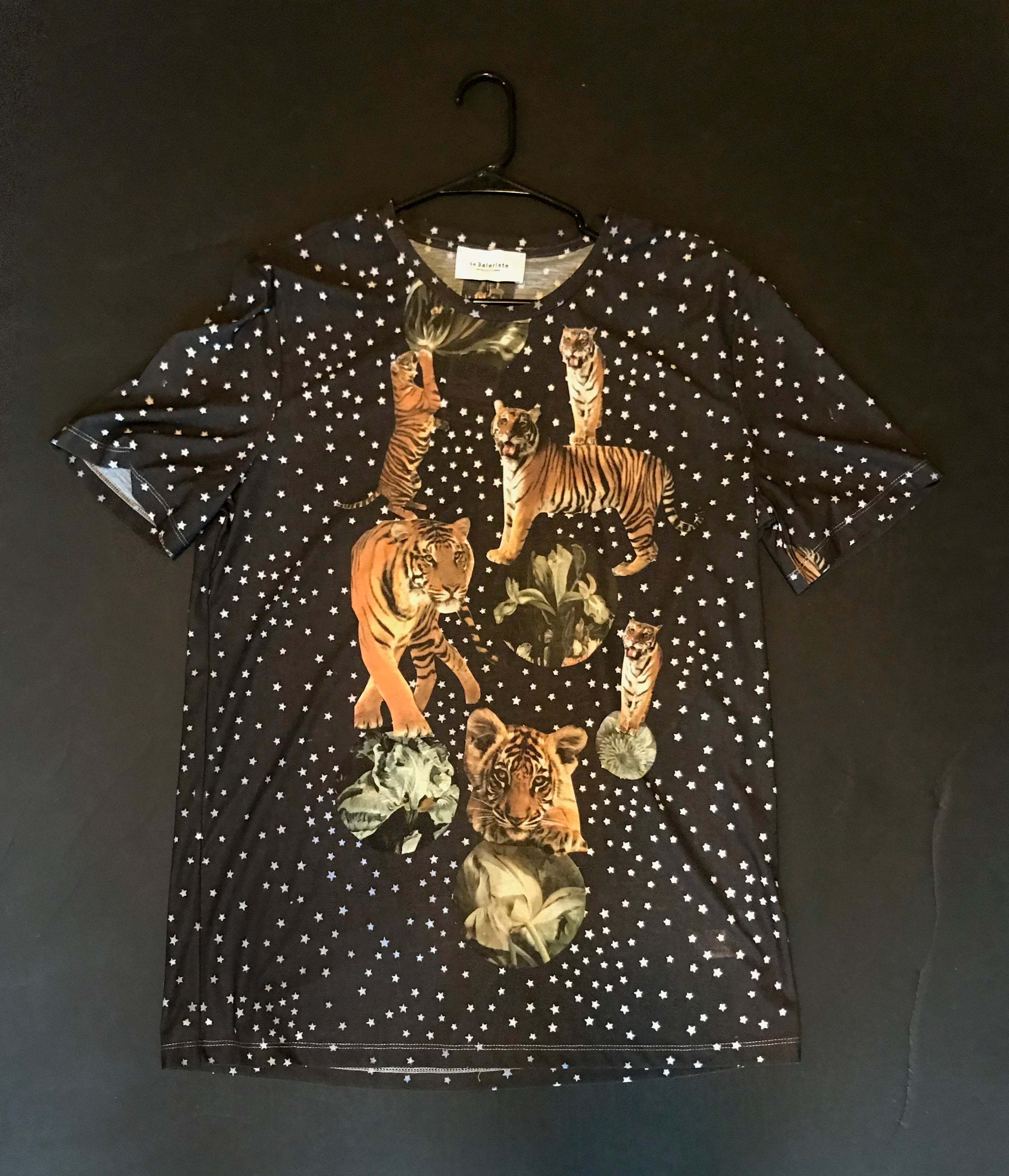 Men's T-Shirts, "Tigers among the Stars" (ExLarge)