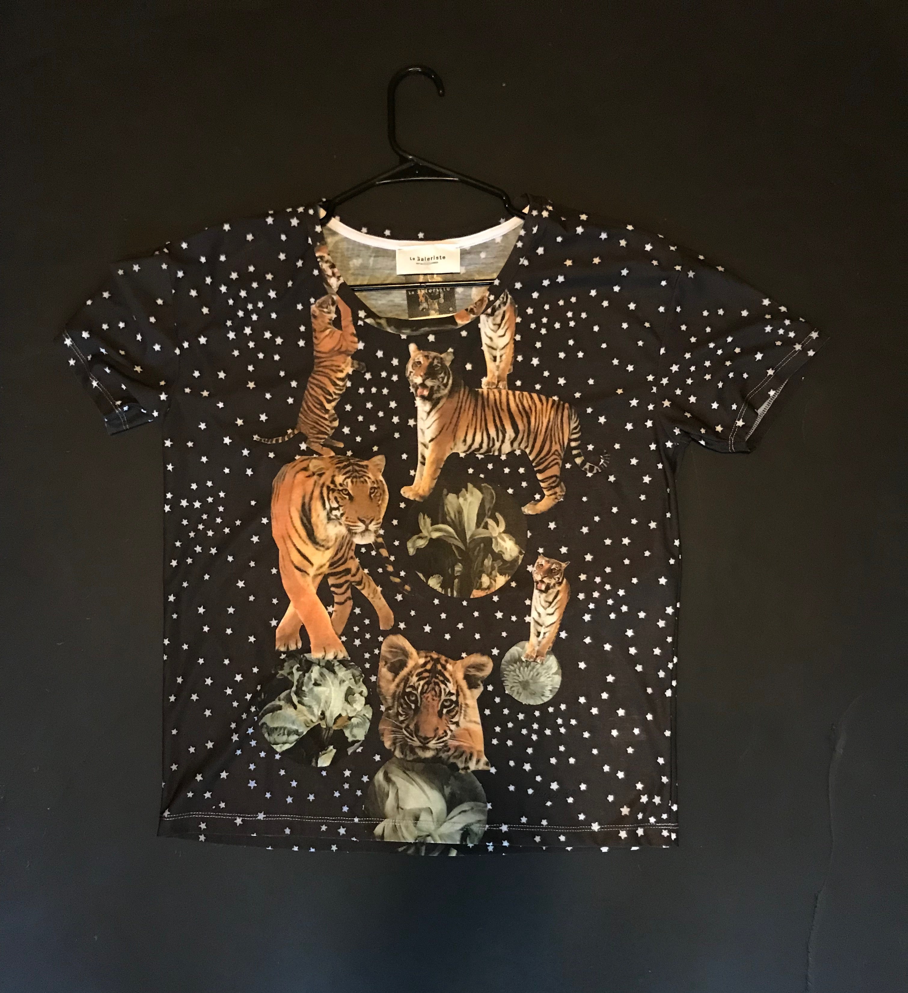 Women's T-Shirts, "Tigers Among the Stars" (Large,ExLarge)