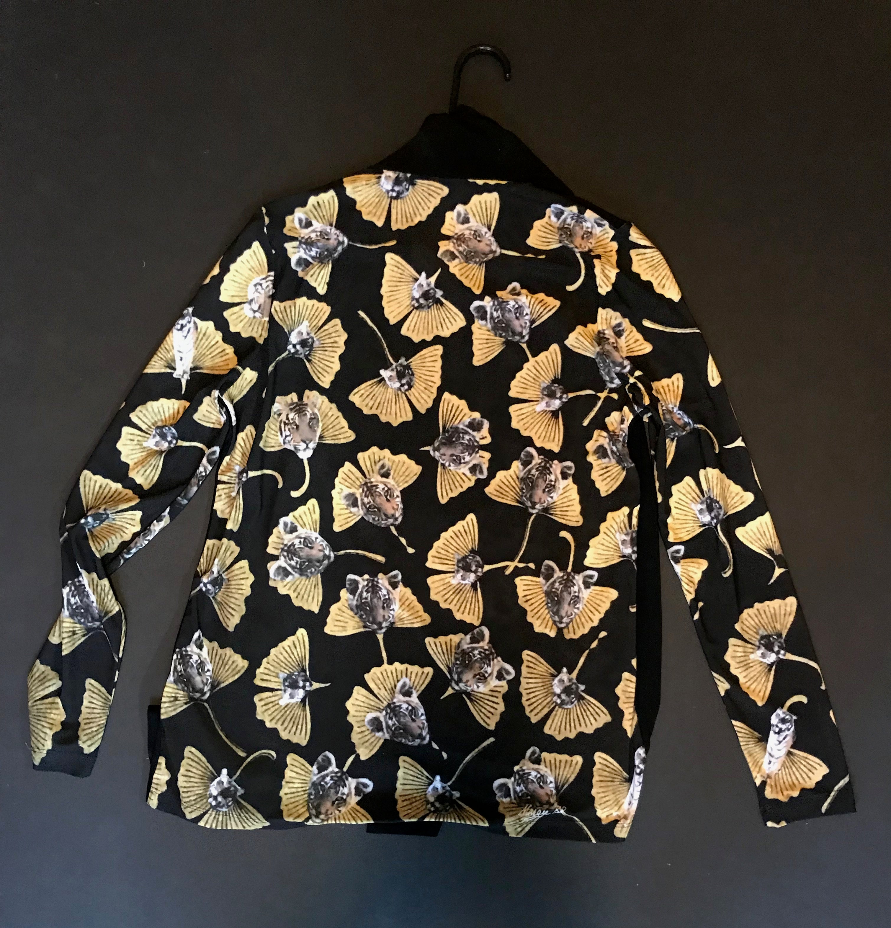 Cardigan,"Gingko Tigers"(Medium, Large, ExLarge)