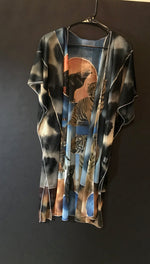 Load image into Gallery viewer, Kimono Wrap,&quot;The Kitten&#39;s Dream&quot;
