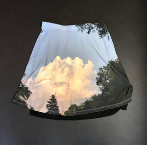 Reversible Skirt, "Cloud 3" (Medium)