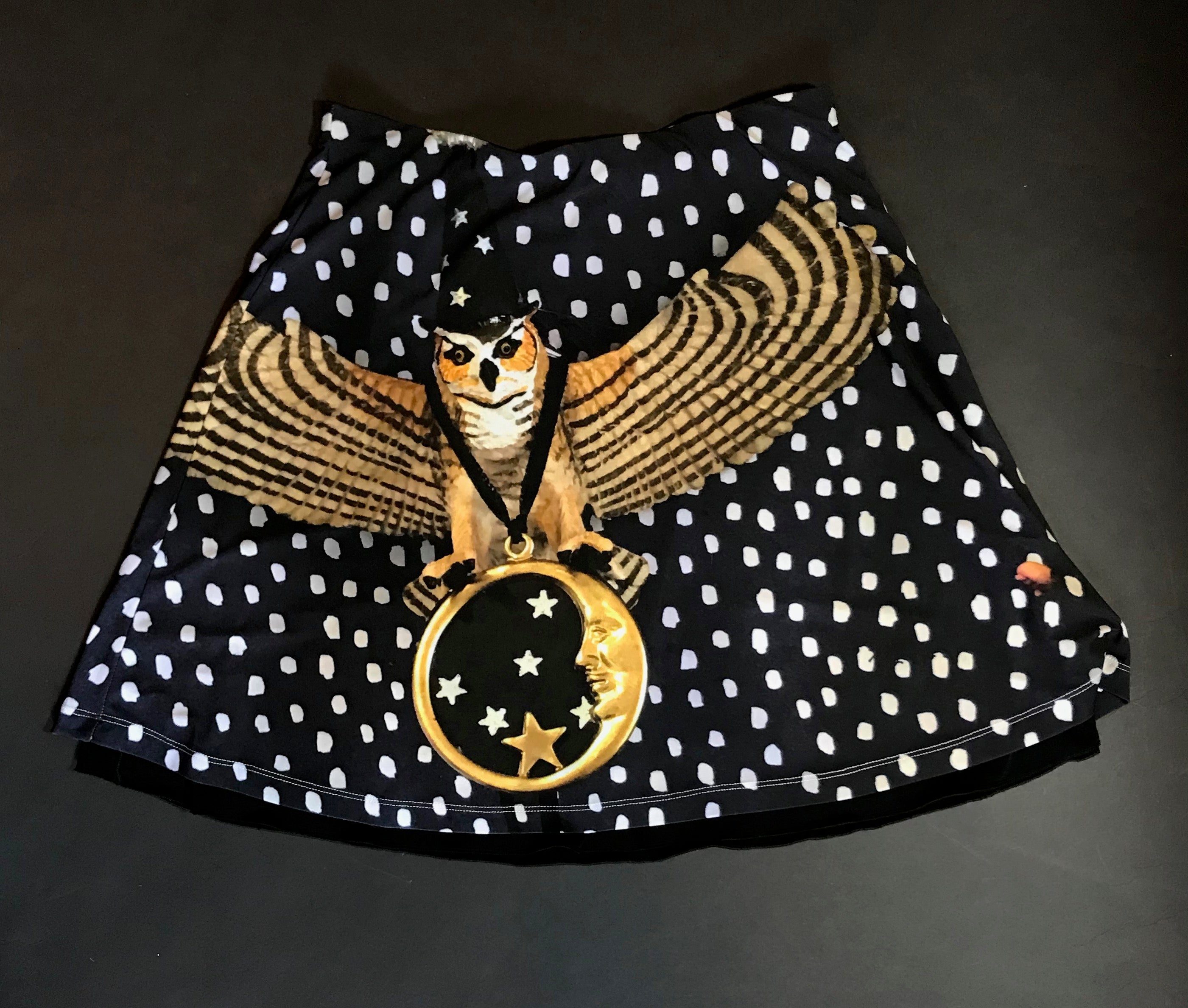 Reversible Skirt,"Owl" (Medium,Large)