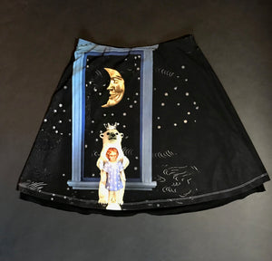 Reversible Skirt, "Polar Night"(Large)