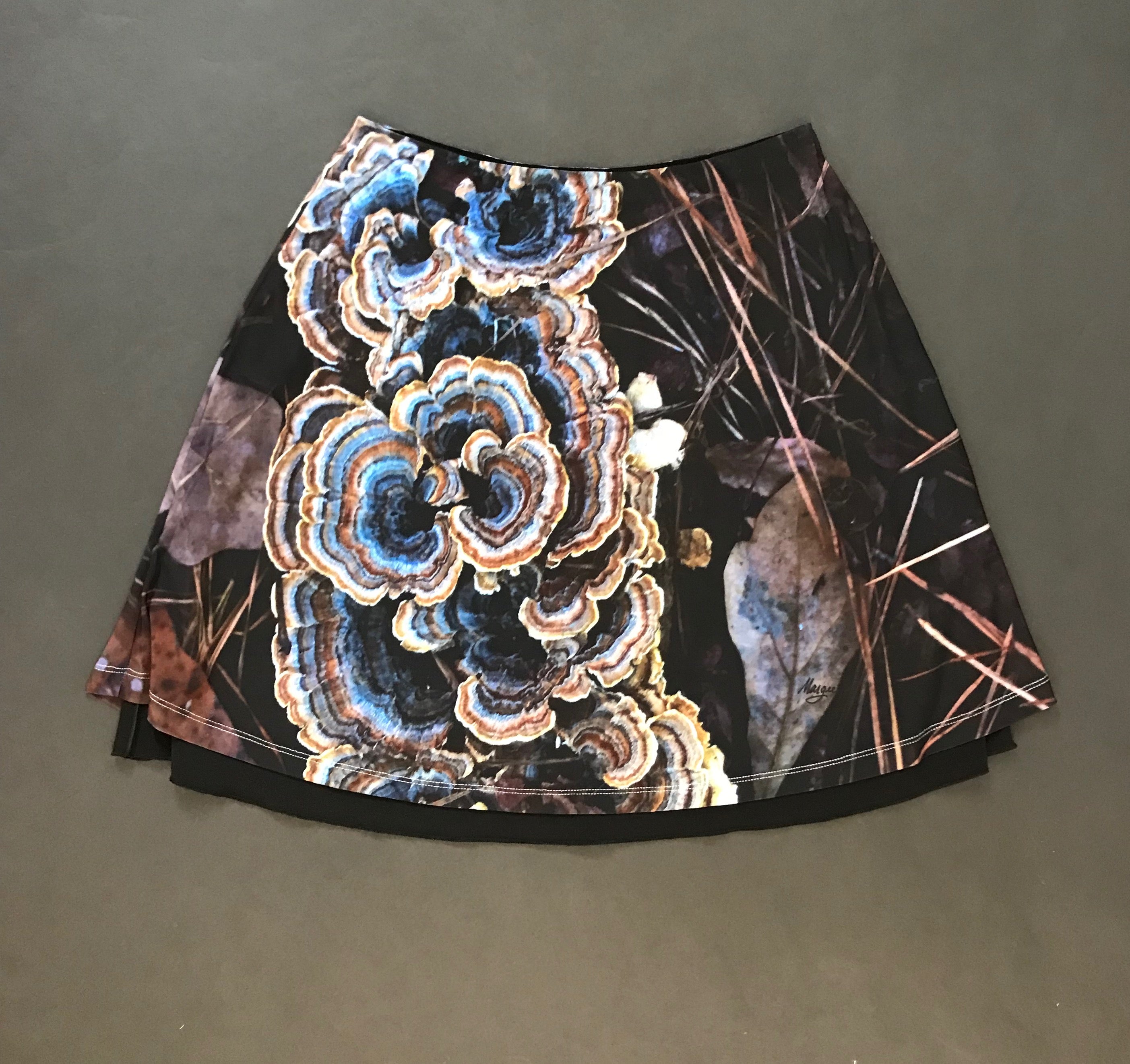 Reversible Skirt,"Fungi/ Lichen" (Large)