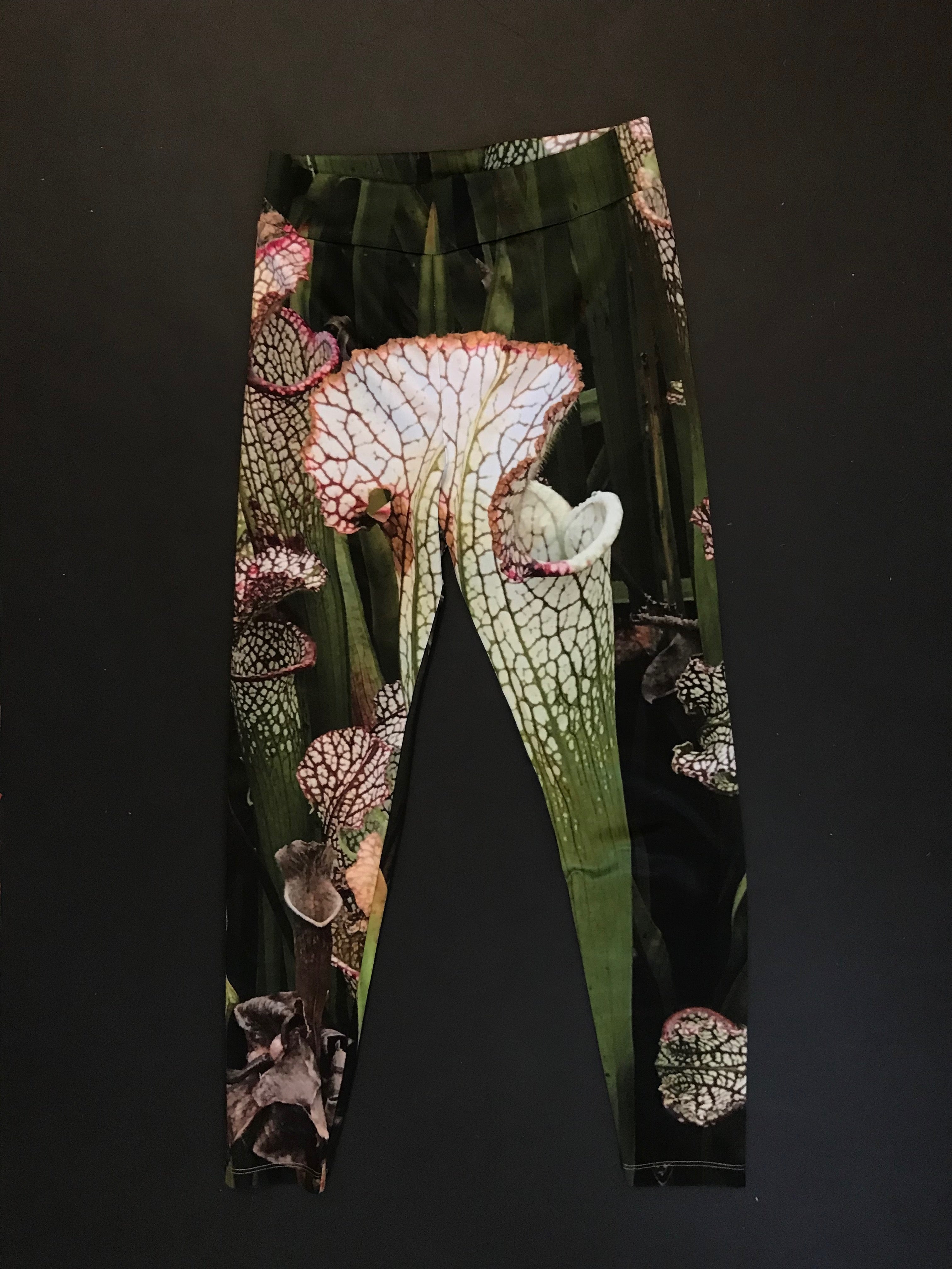 Leggings,"Pitcher Plants" (Large)