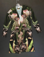 Load image into Gallery viewer, Duster Cardigan, &quot;Pitcher Plants&quot; (Large)
