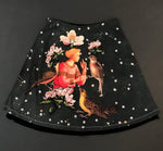 Load image into Gallery viewer, Reversible Skirt, &quot;Angel with Birds&quot; (Medium)
