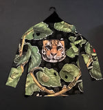 Load image into Gallery viewer, Cardigan,&quot;Maria&#39;s Tiger&quot; (Large)
