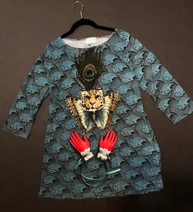 Tunic,"Peacock Tiger" (Large)