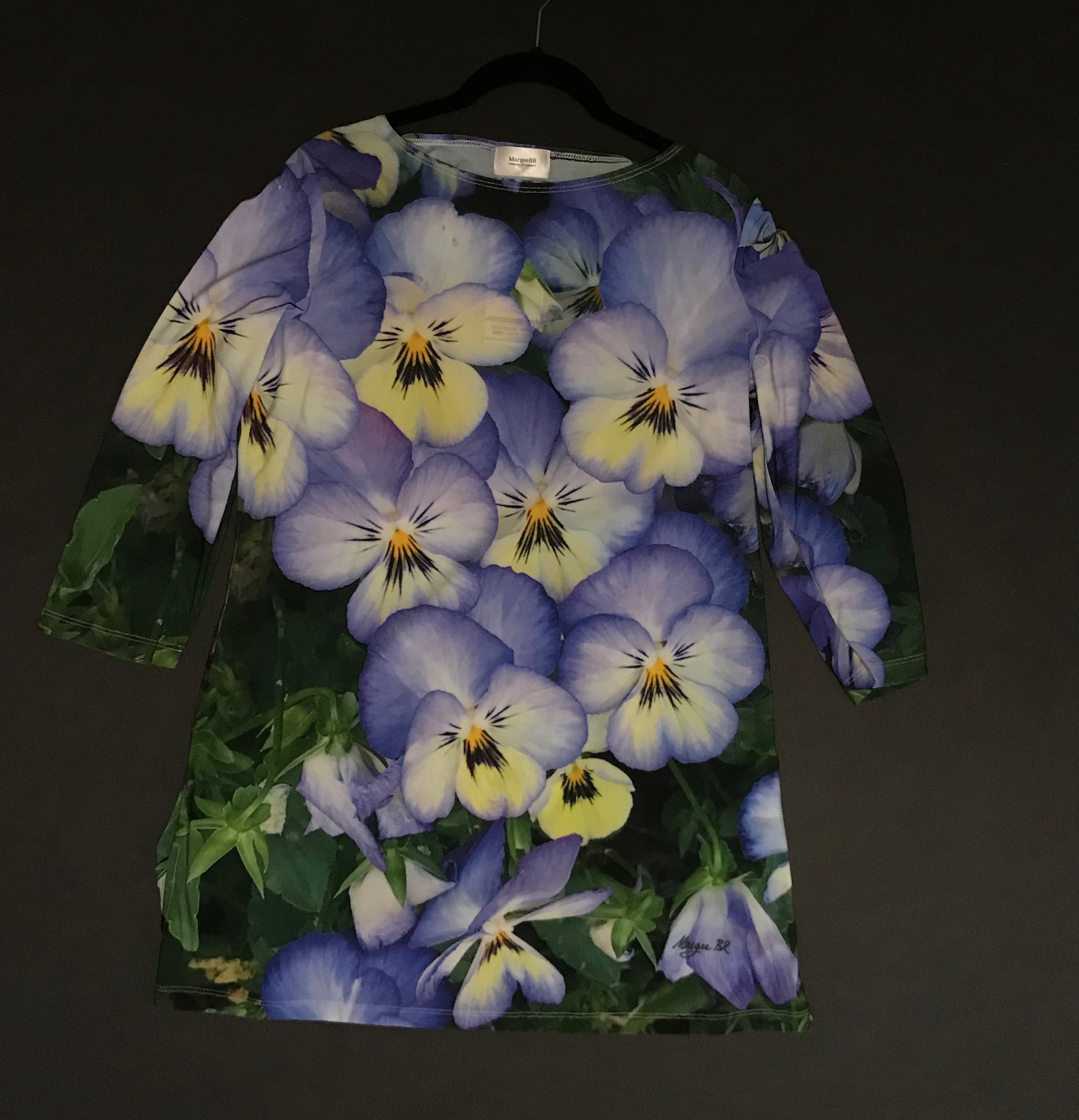 Cardigan,"Violets"(Large)